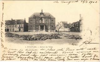 1902 Étaples, Hotel de Ville, boulangerie / hotel, bakery