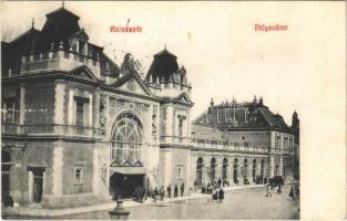1910 Kolozsvár, Cluj; pályaudvar, vasútállomás. Újhelyi és Boros kiadása / railway station