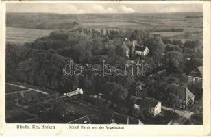 1935 Rhede, Schloß Rhede aus der Vogelschau / castle (EB)