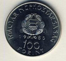 1980. 100Ft "Szovjet-magyar közös űrrepülés" T:BU