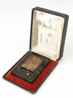 1942 Budapesti Polgári Dalkör Csehacsek Vilmos díja Hortobágyi József úrnak. Nagy méretű márvány pla...