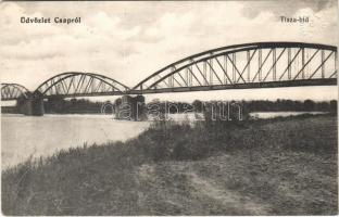Csap, Chop, Cop; Tisza híd. MÁV. levelezőlapárusítás 4799. / bridge