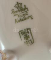 Rosenthal (Kunst Abteilung 1914-1917) tájképes, aranyozott ékszertartó lábakkal. 7x4,5 cm Matricás, ...