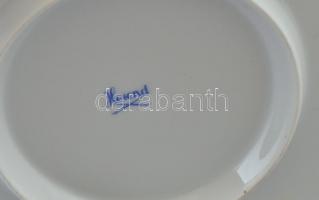 Herendi csipkebogyó mintás óriás porcelán kaspó. Kézzel festett, jelzett, hibátlan. d: 25 cm, m: 15,...