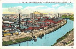 Youngstown (Ohio), Republic Iron and Steel Company, Bessemer Works, industrial railway