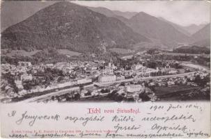 1901 Bad Ischl vom Siriuskogl (EK)