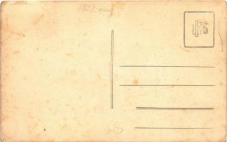 1928 Cserkész Nagygyűlés, cserkész zenekar, csoportkép / Hungarian scout group and music band. photo...