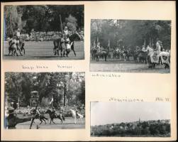 1966 Hagyományőrző lovagi tornák Nagyvázsonyban, török-magyar harc, kurucok-labancok, Kinizsi és udv...