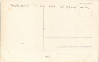 1917 Osztrák magyar katonai futóárok a 34. ezred rajon / WWI K.u.k. military, trench. photo