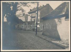 1930 Tabán, utcarészlet vintage fotó 12x8 cm