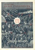 1949 Pünkösdi Zenei Ünnepségek. Dalolj Velünk! Bartok Béla Szövetség + So. Stpl