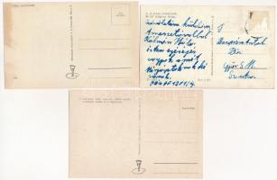 3 db modern magyar katonai propaganda képeslap, honvédség (Művészeti Alkotások + Képzőművészeti Alap...