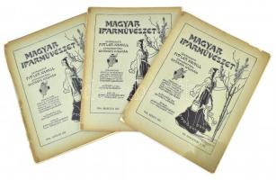 1904 A Magyar Iparművészet c. lap VIII. évf. 1-3. számai.