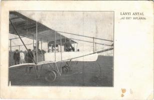 Lányi Antal Az Est biplánja. Az első magyar pilóta Rákoshegyen, aki utasokat is repültetett. (Rb) + 1917 BUDAPEST HADI REPÜLŐ KIÁLLÍTÁS