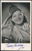 1940 Kiss Manyi (1911-1971) színésznő fotója saját kezű aláírásával
