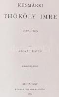 Magyar Történeti Életrajzok V.  évfolyam. 1-3. köt. Szerk.: Szilágyi Sándor. Egybekötve:
Fraknói Vi...