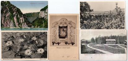 14 db RÉGI történelmi magyar város képeslap vegyes minőségben / 14 pre-1945 town-view postcards from...