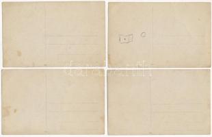 4 db eredeti első világháborús katonai fotó képeslap a dél-tiroli frontról / 4 WWI K.u.k. military o...