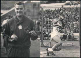 2002 Csemák József emléklap kalapácsvetők aláírásával ellátott aláírt képeslap