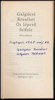Galgóczi Erzsébet: Öt lépcső felfele. Elbeszélések. DEDIKÁLT. Bp., 1965, Szépirodalmi. Első kiadás. ...