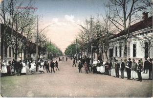 1917 Óbecse, Stari Becej; Fő utca / main square
