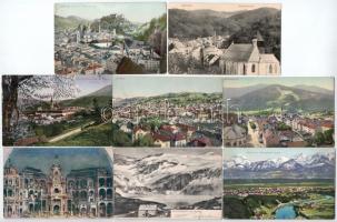 76 db RÉGI külföldi város képeslap vegyes minőségben: főleg német és osztrák / 76 pre-1945 European town-view postcards in mixed quality: mostly Germany and Austria