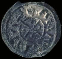 Béla herceg 1064-74. Denár Ag ÉH.6 T:3 patina, széle kitörve