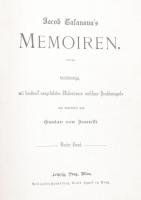 Jacob Casanova: Memorien. IV. Band. Vollständige mit kunstvoll ausgeführten Illustrationen versehen ...