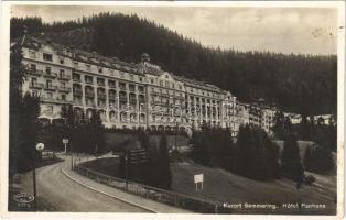 1932 Semmering, Kurort, Hotel Panhans. Frank Verlag Nr. 937-4.