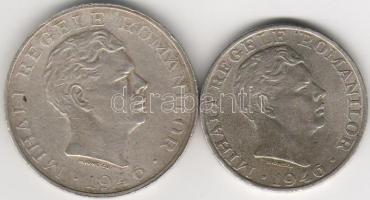 Románia 1946 250000L,100000L 2db ezüst T:3