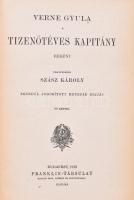 Verne Gyula: Tizenötéves kapitány. Ford.: Szász Károly. Bp.,1923, Franklin. Hetedik kiadás. Szövegkö...