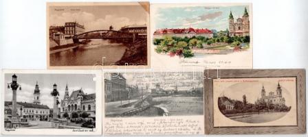 Nagyvárad, Oradea; 15 régi és 15 modern képeslap vegyes minőségben / 15 pre-1945 and 15 modern postc...
