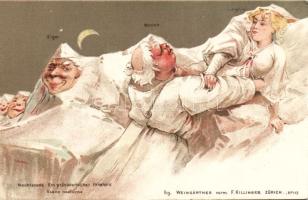 Eiger, Mönch, Jungfrau litho