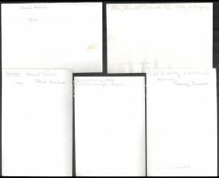 cca 1940-43 össz. 5 db Ungváry (Ungvári) László (1911-1982) Kossuth-díjas magyar színművészt és szín...