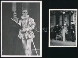 cca 1936-50 össz. 5 db Ungváry (Ungvári) László (1911-1982) Kossuth-díjas magyar színművészt és szín...