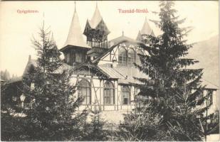 1911 Tusnád-fürdő, Baile Tusnad; gyógyterem. Dragomán cég kiadása / spa hotel