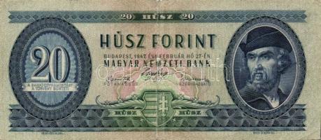 1947. 20Ft T:III/IV+