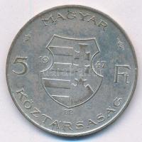 1947. 5Ft Ag "Kossuth" T:2-,3
Adamo F8.1