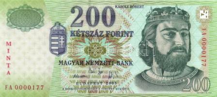 2005. 200Ft "Minta" T:I
