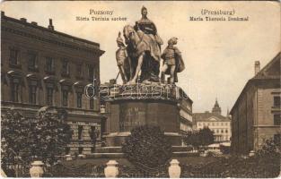 Pozsony, Pressburg, Bratislava; Mária Terézia szobor / statue (fl)