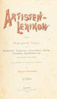 Signor Saltarino: Artisten-Lexikon. Düsseldorf, 1895, Ed. Lintz. 2. javított és bővített kiadás. Ném...
