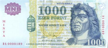 2004. 1000Ft "Minta" T:I
