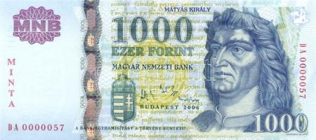 2006. 1000Ft "Minta" T:I