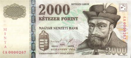 1998. 2000Ft "Minta" T:I