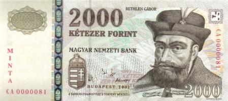 2002. 2000Ft "Minta" T:I