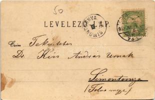 1902 Koromnok, Koramnik, Coramnic; Temesvár-Orsovai vasútvonal. Hutterer G. kiadása / railway line b...