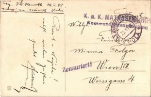 1917 Herzliche Glückwünsche zum neuen Jahre / New Year greeting art postcard + "K.u.k. Matrosen...