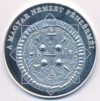 DN A magyar nemzet pénzérméi - A legkisebb magyar pénzek egyike 1141-1162 Ag emlékérem (10,37g/0.999/35mm) T:1 (eredetileg PP)