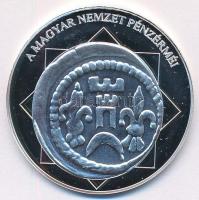 DN A magyar nemzet pénzérméi - Az első liliom ábrázolás dénáron 1235-1270 Ag emlékérem (10,37g/0.999/35mm) T:PP