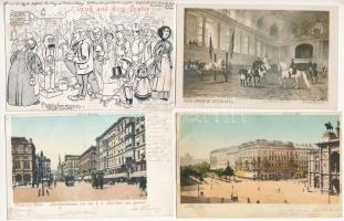 Wien, Vienna, Bécs; - 4 pre-1945 postcards